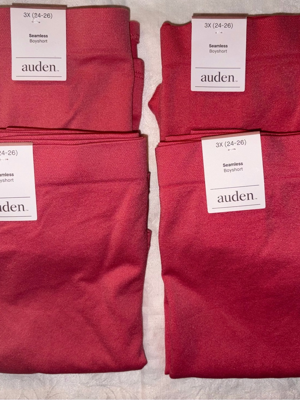 Auden Seamless Boyshorts in a Beautiful Coral Color